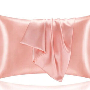 Satin Pillowcase for Hair and Skin,Super Soft and Cooling Cases 2 Pack Coral New